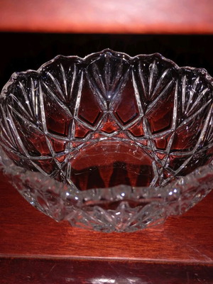 Ice cream bowls new, crystal, pack of 6 pieces