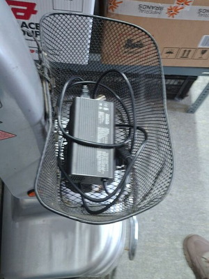 Electric wheelchair with battery