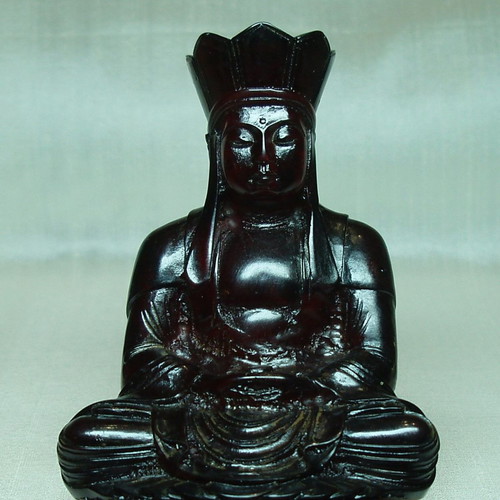 Amber Shakyamuni Bodhisattva Buddha used, handmade 18th century figure