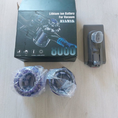 Battery pack 8000mAh with 2 HEPA filters for Dyson V11/V15 new