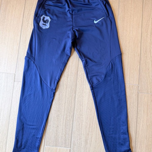 Nike FFF France Dri-FIT Strike sports pants used, navy blue, XL