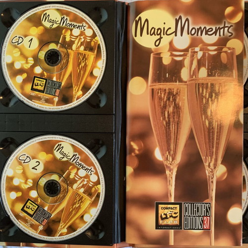 Magic Moments deluxe box with 4 CDs and booklet like new