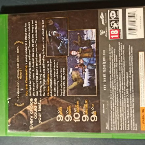 The Walking Dead Xbox One game used