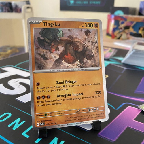 Ting Lu Pokemon Card like new