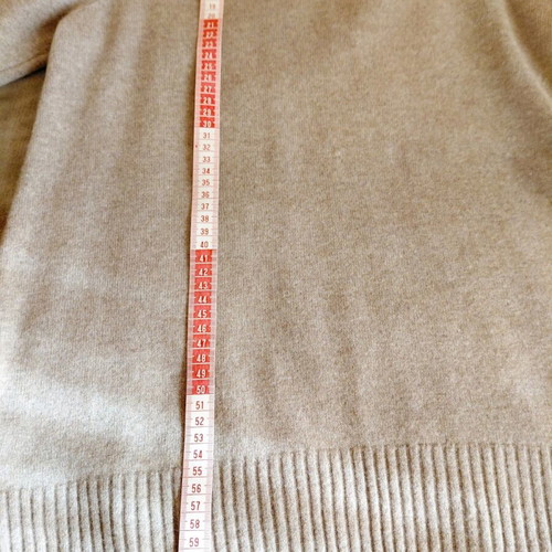Massimo Dutti wool and cashmere turtleneck like new, S/M, beige-gray