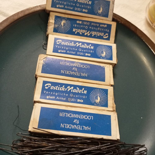 Vintage Hairpins pack of 6 boxes, like new, Germany made