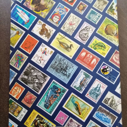Stamp collection used, Greece and international thematic album
