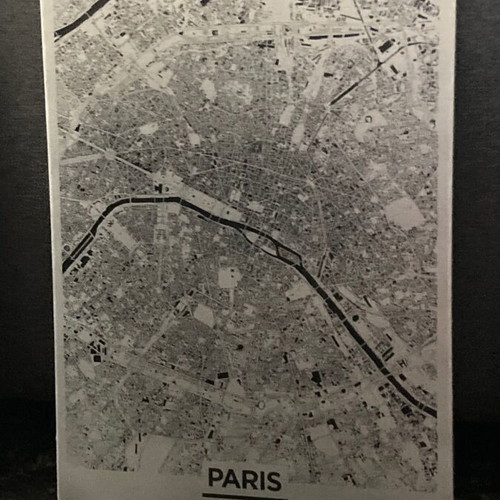 Decorative canvas prints like new with New York, London, Paris maps