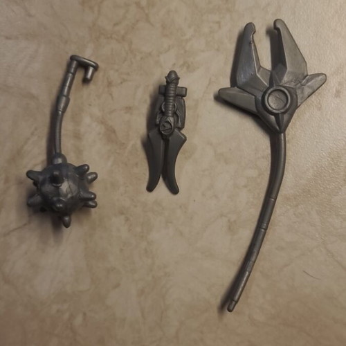 Power Rangers weapons like new, set of 3 pieces