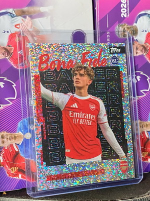 Max Dowman Bona Fide Baller Static Foil trading card new