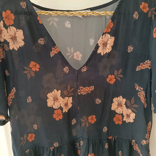 About You women's short-sleeve blouse like new, floral, size M