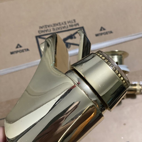 Ib-rubinetterie vintage sink faucet like new, brass