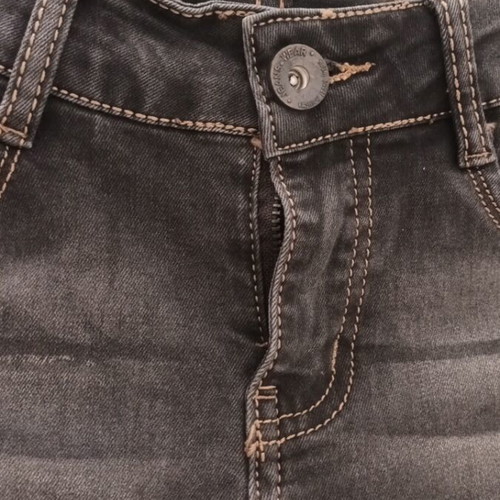 Jean skinny elastic like new, size 36, black with gray fading