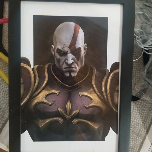 God of War Kratos portrait like new