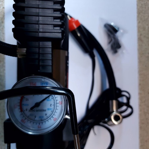 Compact air compressor 12V new for car tires, boats, bikes
