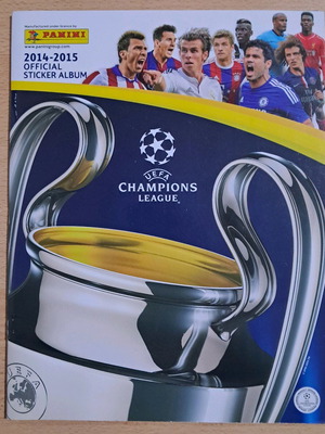 Άλμπουμ αυτοκόλλητων Panini Champions League 2014-2015 καινούργιο