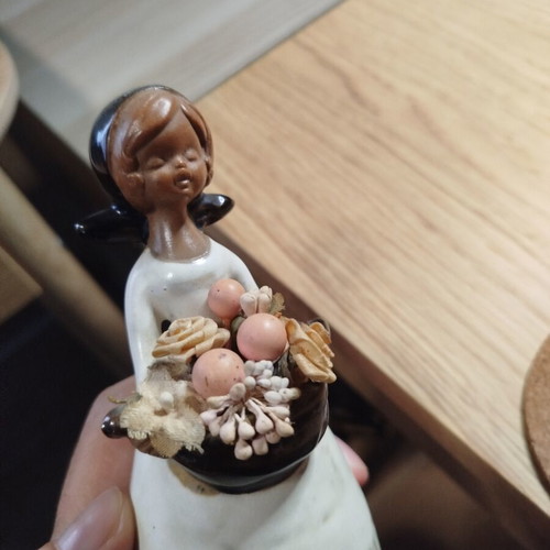 Porcelain figure Porcegama Valencia Spain used, handmade, 14 cm