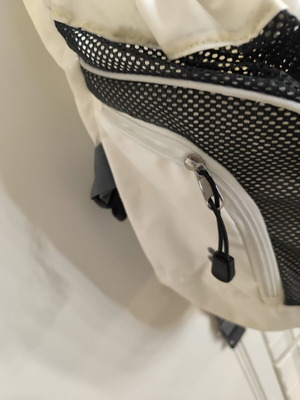 Marsipos for Small Dogs used, white with black details and pockets