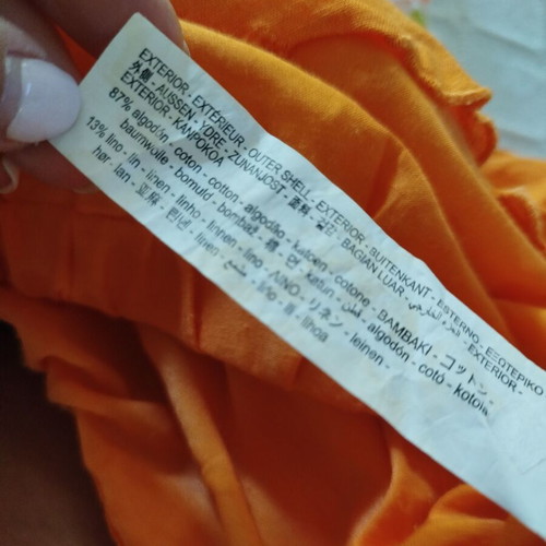 Zara orange crop top for girl 11-12 years used