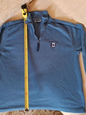 Fleece sweatshirt, blue, size M