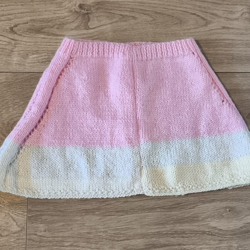 Handmade knitted children's capes, 3-7 years, 2 pieces