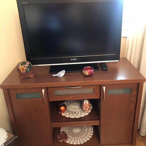 Small walnut furniture like new, TV stand or buffet
