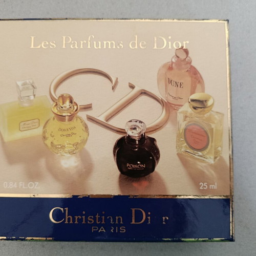 Dior vintage mini perfume set 5x5ml used, Eau de Parfum