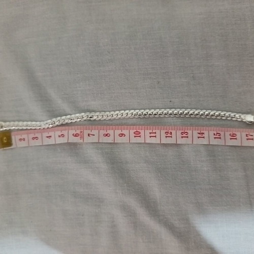 Silver bracelet new, 925 marked, unisex, 19cm