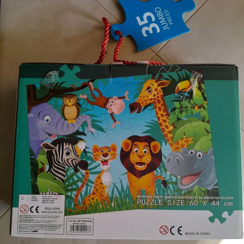 Various puzzles used with gift puzzle 3 little pigs