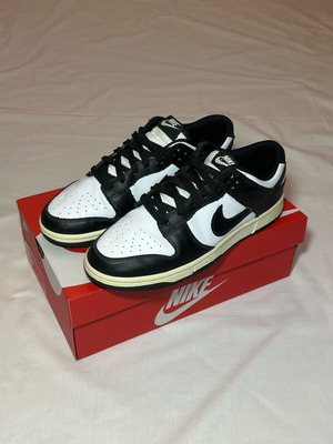 Nike Dunk Panda sneakers size 42.5 like new black and white
