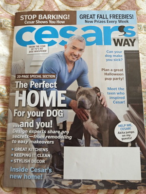 Περιοδικό Cesar's Way Οκτώβριος 2013