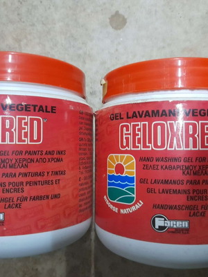 GELOXRED ΣΑΠΟΥΝΙ ΖΕΛΕΣ ΚΑΘΑΡΙΣΜΟΥ ΧΕΡΙΩΝ ΑΠΟ ΧΡΩΜΑ ΚΑΙ ΜΕΛΑΝΙ 750ML 1+1 (2 τεμαχια)
