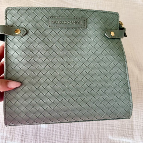 Moroccanoil Cosmetic Bag Sage Green New Without Tags