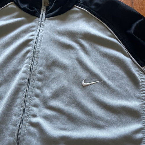 Nike Vintage Y2K Track Jacket, grey black white