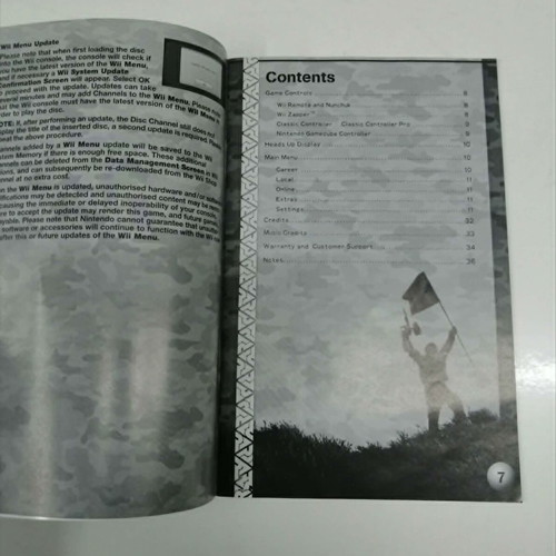 Greg Hastings Paintball 2 Wii instruction booklet like new