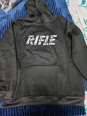Men's Black Hoodie RIFLE Size XL New