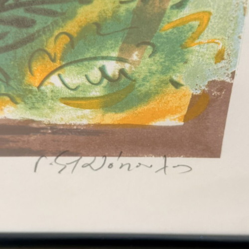 Silk Screen Print by G Stathopoulos used, numbered and signed giclée