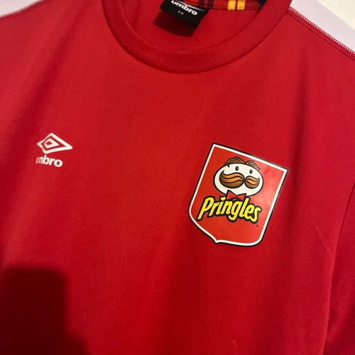 Umbro x Pringles Red Sports T-Shirt Size S/M like new
