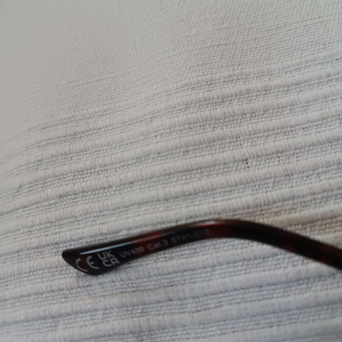 Sunglasses like new, green with gold details