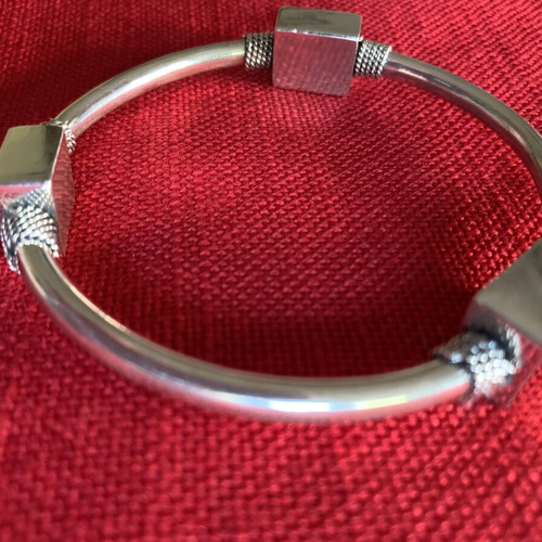 Sterling Silver 925 Handmade Bracelet new, boho style with charms
