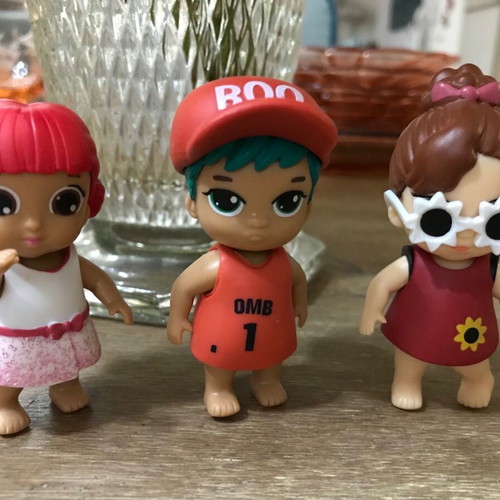 Roomie Boo dolls used, set of 3 pieces
