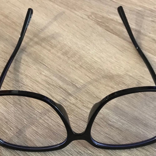 Glasses new, black with anti-blue protection