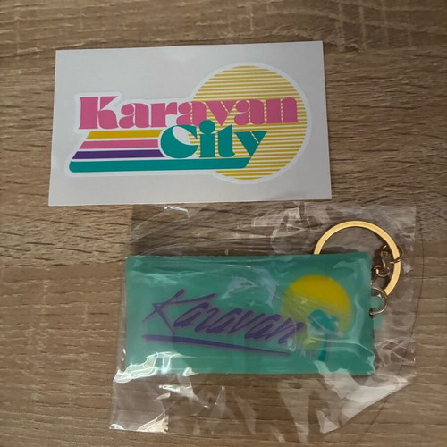 Karavan keychain new with gift sticker