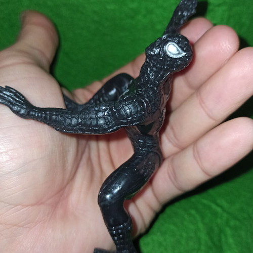 Spiderman Black Suit 1996 figure used, PVC, Marvel, Yolanda