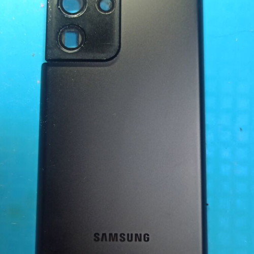 Samsung S21 Ultra 5G back cover used, black, original