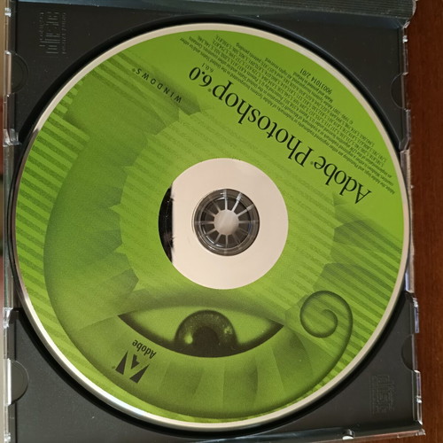 Adobe Photoshop 6 retro software, used, scratch-free