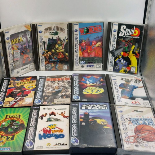 Sega Saturn Boxes and Manuals used, no games