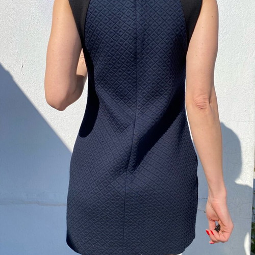 Pinko dress like new, black and blue, size M