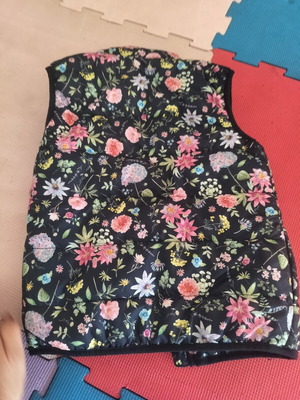 Name It floral sleeveless vest, size 122 cm, age 7