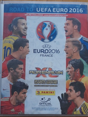 Road to EURO 2016 Adrenalyn XL album with 313/333 cards like new